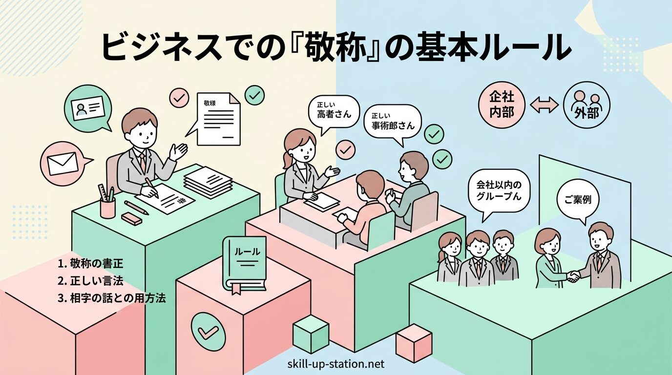 敬称とは?ビジネスで使う「様・殿・役職」の基本ルールを解説 - スキルアップステーション